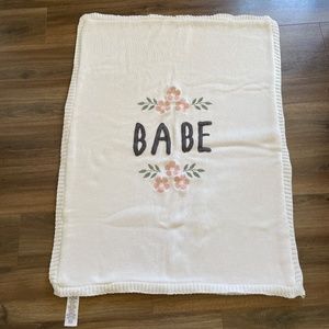 2/$40 Pottery Barn Organic Cotton knitted Baby blanket